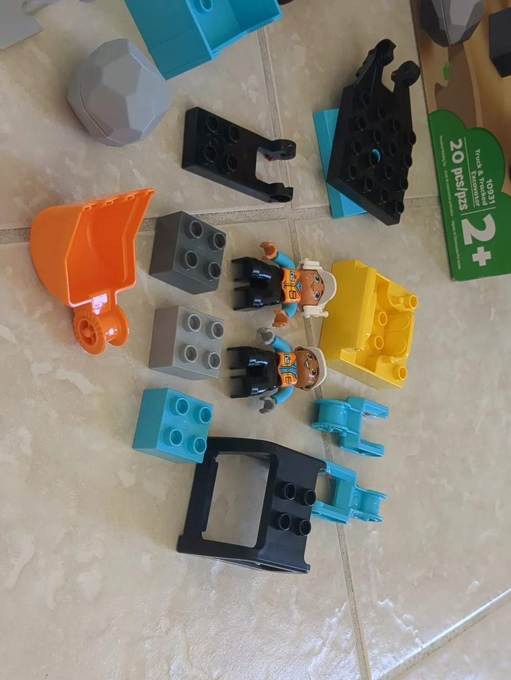 Lego Duplo Truck & Trucked Excavator